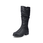 Rieker femme Bottes 76891, dame Bottes d'hiver,bottes d'hiver,chaussures d'extérieur,chaudes,noir (schwarz / 00),40 EU / 6.5 UK