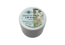 Goats Milk Lip Balm 10ml scented with vanilla 10ml pot for dry cracked Lips