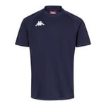 Kappa TELESE Maillot Rugby Homme, Navy Blue, FR : Taille Unique (Taille Fabricant : 6Y)