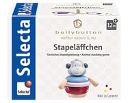 Selecta 64026 Jeu de singe à empiler, en bois, 9 cm