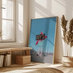 Roy's Motel Cafe Retro Sign Poster 50x70 cm