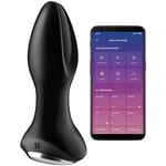 Satisfyer Rotator Plug 2+ App-styrd Roterande Vibrerande Analplugg - Svart