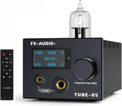 Fx-Audio- Tube-05 Hifi Vacuum 12Au7/Ecc82 Tube Ampli Bass Treble Eq Preamp, Pour Casque 30-600¿, Avec Télécommande