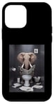 Coque pour iPhone 12 mini Toilette éléphant