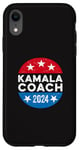 Coque pour iPhone XR 2024 Kamala Coach Walz '24 Élection VP Vote Harris Président