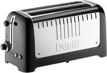 Dualit DLT4Pa 2 Slot Long Lite Toaster-Black, 2000 W