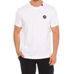 Plein Sport TIPS401 Mens short sleeve t-shirt - White material_cotton - Size Large