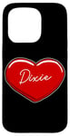 iPhone 15 Pro Hand Drawn Heart Dixie - First Name Hearts I Love Dixie Case