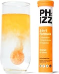 Phizz Electrolytes, Multivitamin & Hydration Tablets - 20 Effervescent Rehydration Electrolyte Tablets - 18 Vitamins & Minerals, Vitamin C, Vegan, Vegetarian & Low Calorie (Orange, 20 Tablets)