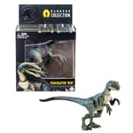 Mattel Jurassic World Collection Hammond Figurine Vélociraptor Blue, design et articulation haut de gamme, jouet à collectionner HTV62