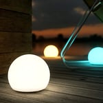 Shapelights® Indoor Outdoor USB Chargeable Solar Powered Colour Changing Mood Lights (Mini Sphere 20cm)