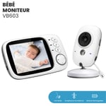 BOIFUN Babyphone Moniteur Vidéo Sans fil Capteur de Température Berceuses VOX