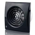 Blauberg 150mm Calm Extractor Black Fan PIR - CALMBLACK150IR