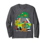 Christmas Scooby Doo Tree on Mystery Machine Shaggy Long Sleeve T-Shirt