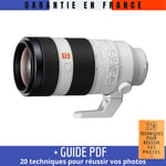 Sony FE 100-400mm F4.5-5.6 GM OSS + Guide PDF ""20 TECHNIQUES POUR RÉUSSIR VOS PHOTOS
