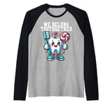 Tooth Brush We Belong Together Dental Dentist Valentines Day Raglan Baseball Tee