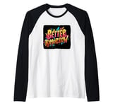 Multicolor Better Tomorrow Costume for Boys and Girls Raglan Baseball Tee