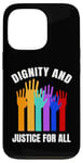 iPhone 13 Pro Dignity And Justice For All Human Rights Raised Hands Case