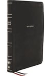 NKJV, Reference Bible, Center-Column Giant Print, Leathersoft, Black, Red Letter, Comfort Print