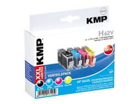 Kmp H62v - 4-Pack - Svart, Gul, Cyan, Magenta - Kompatibel - Bläckpatron (Alternativ För: Hp 364Xl) - För Hp Deskjet 35Xx  Photosmart 55Xx, 55Xx B111, 65Xx, 7510 C311, 7520, Wireless B110