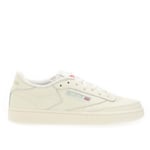 Reebok Womenss Classics Club C 85 Trainers in Off-White material_real_leather - Size UK 4