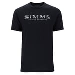 Simms Shroud Fill Logo T-Shirt Black - XXL