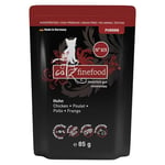 catz finefood Purrrr N° 103 Nourriture Humide pour Chat au Poulet – Nourriture Humide Gourmet pour Votre Chat sans Sucre ni céréales, sans Gluten et monoprotéine à Haute teneur en Viande (24 sachets