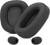 Coussinets d'oreille en Mousse de Rechange Compatible avec Les Casque Logitech G430 G431 G432 G433 G332 (Tissu amélioré)