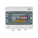 EMITER EM-296_AC AC-fördelningslåda, IP65, SPD AC Dehn typ 2, överströmsskydd 10A 3-F, RCD typ A 40A/300mA