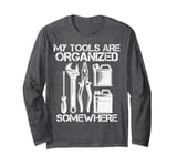 Mechanic For Men Auto Repair Car Builder Garage Tools Funny Long Sleeve T-Shirt