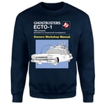 Ghostbusters Ecto-1 User Manual Sweatshirt - Navy - M