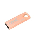 Pen Drive USB X64 Go 2.0 Cool Metal Key Rose Gold