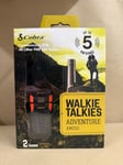 Cobra AM255 Pack of 2 Lightweight Walkie Talkies for Adults, up to 5Km Range