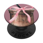 Amateur de café glacé rose esthétique Y2K Coquette PopSockets PopGrip Adhésif