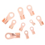 10pcsterminal Ot Series 10-200a Splice Wire Dia Copper O Shape C A9