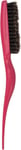 XNHIU 1 Piece Hot Pink Hair Teasing Brush Boar Bristle Hair Brush for Volume