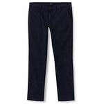 BOSS Men's Schino-Slim Trousers_Flat, Dark Blue, 34 W/32 L