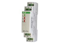 F&F Bis-414I Sekvensielt Bistabilt Relé For Din-Skinne 1-Funk230v Eller 24V Ac/Dc, I=2X16a Inrush 160A/20Ms Kontakt 2X1p Skrueterminaler 1 Modul