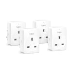 TP-LINK Mini Smart Wi-Fi Socket Remote Access - TAPO P110 4-Pack