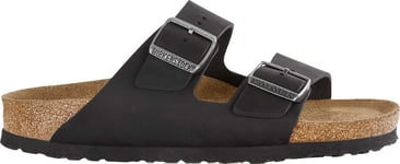 Birkenstock Arizona Soft Footbed Narrow damsandaler Leoi Black 42 - Fri frakt