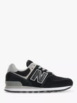 New Balance Kids' 574 Lace Up Trainers, Black