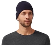 MERINO BEANIE LÖPARMÖSSA Dam Navy ONESIZE