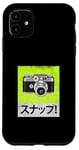 Coque pour iPhone 11 Green Sunappu! (Snap!) Graphique vert vintage