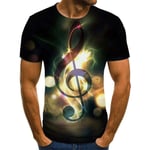 TJJS summer music and art instruments 3D printed fashion t-shirt unisex hip-hop style t-shirt street casual summer-4XL