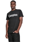 Mister Tee Men's Compton Tee T Shirt, Black, XS UK