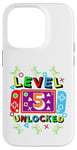 Coque pour iPhone 14 Pro Jeu vidéo Birthday Gamer 1Years Level Up Birthday Boy