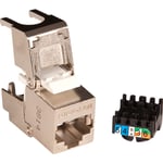 Kontakt Keystone Pro FTP Cat.6A RJ45 flip-jack