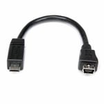 Kabel Micro USB Startech UUSBMUSBMF6 Micro USB A Micro USB B Sort