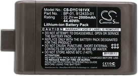 Batteri til 912433-01 for Dyson, 22.2V, 2000 mAh