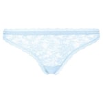 Calvin Klein Trosor CK One Lace Thong Ljusblå nylon Medium Dam